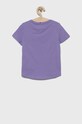 Tommy Hilfiger T-shirt bawełniany dziecięcy KG0KG06301.PPYY fioletowy SS22