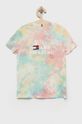 Tommy Hilfiger t-shirt bawełniany dziecięcy multicolor