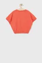 Παιδικό μπλουζάκι Tommy Hilfiger πορτοκαλί