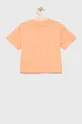 Dětské bavlněné tričko Guess jasně oranžová