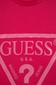 Guess T-shirt bawełniany dziecięcy 100 % Bawełna