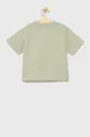 Guess T-shirt bawełniany dziecięcy zielony