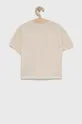 Guess - Παιδικό βαμβακερό μπλουζάκι μπεζ