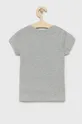 Otroška bombažna kratka majica Calvin Klein Jeans siva
