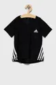 czarny adidas Performance T-shirt dziecięcy HD4347 Dziewczęcy