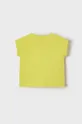 Detské bavlnené tričko Mayoral žltá