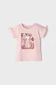 ροζ Mayoral - Παιδικό βαμβακερό μπλουζάκι Για κορίτσια