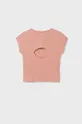 Mayoral T-shirt dziecięcy różowy