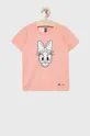 różowy adidas Performance t-shirt dziecięcy x Disney HC8636 Dziewczęcy