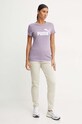 Дитяча бавовняна футболка Puma 586775 фіолетовий AW24