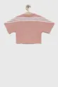 Детская хлопковая футболка adidas Performance HD4358 розовый
