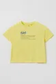 κίτρινο Παιδικό βαμβακερό μπλουζάκι OVS Για κορίτσια