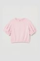 růžová Dětské bavlněné tričko OVS Dívčí