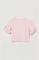 Dětské bavlněné tričko OVS růžová