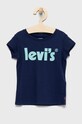 Levi's t-shirt in cotone per bambini cotone blu navy 3EE559.G