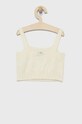 United Colors of Benetton top din bumbac pentru copii 105FCH001.G alb SS22
