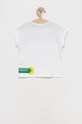 United Colors of Benetton t-shirt bawełniany dziecięcy 3096C103I.G biały SS22