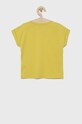 United Colors of Benetton t-shirt bawełniany dziecięcy 3I1XC101N.G żółty SS22