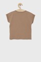 United Colors of Benetton t-shirt bawełniany dziecięcy 3I1XC101N.G brązowy SS22