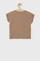 United Colors of Benetton t-shirt bawełniany dziecięcy brązowy