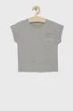 siva Otroška bombažna kratka majica United Colors of Benetton Dekliški