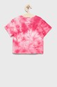 United Colors of Benetton tricou de bumbac pentru copii 3085C104S.G roz SS22