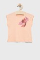 Pamučni dječji top United Colors of Benetton pamuk roza 3096G102U.P