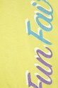 Dziewczynka United Colors of Benetton t-shirt bawełniany dziecięcy 3I1XC104R.G zielony