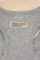 Dziewczynka United Colors of Benetton top bawełniany dziecięcy 3I1XCH00E.G szary