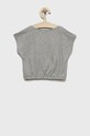 Dětské bavlněné tričko United Colors of Benetton 3MM5C104T.G šedá SS22