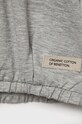 DÍVKA Dětské bavlněné tričko United Colors of Benetton 3MM5C104T.G šedá