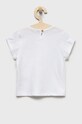 United Colors of Benetton tricou de bumbac pentru copii 3MM5G102T.P alb SS22