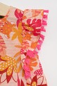 Fete United Colors of Benetton bluza de bumbac pentru copii 5IIAGQ00D.P portocaliu