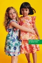 zelena Dječja pamučna bluza United Colors of Benetton