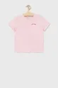 różowy Kids Only t-shirt bawełniany dziecięcy Dziewczęcy