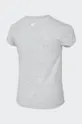 сірий Дитяча бавовняна футболка 4F