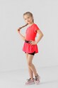 4F t-shirt bawełniany dziecięcy bawełna różowy HJL22.JTSDF001