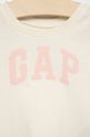 pastelowy różowy GAP t-shirt bawełniany dziecięcy (2-pack)
