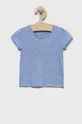 modrá Detské bavlnené tričko GAP Dievčenský