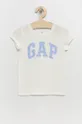 GAP t-shirt bawełniany dziecięcy (2-pack) jasny niebieski