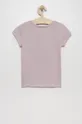 Παιδικό βαμβακερό μπλουζάκι GAP ροζ