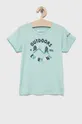 бирюзовый Детская футболка Columbia Для девочек