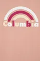 Детская хлопковая футболка Columbia розовый