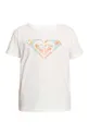 λευκό Παιδικό βαμβακερό μπλουζάκι Roxy Για κορίτσια