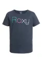 σκούρο μπλε Παιδικό βαμβακερό μπλουζάκι Roxy Για κορίτσια