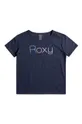 Roxy t-shirt bawełniany dziecięcy granatowy
