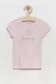 ροζ Παιδικό μπλουζάκι Name it Για κορίτσια