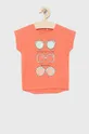 ροζ Παιδικό βαμβακερό μπλουζάκι Name it Για κορίτσια