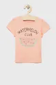 ροζ Παιδικό βαμβακερό μπλουζάκι Name it Για κορίτσια