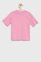 Diadora t-shirt bawełniany dziecięcy różowy